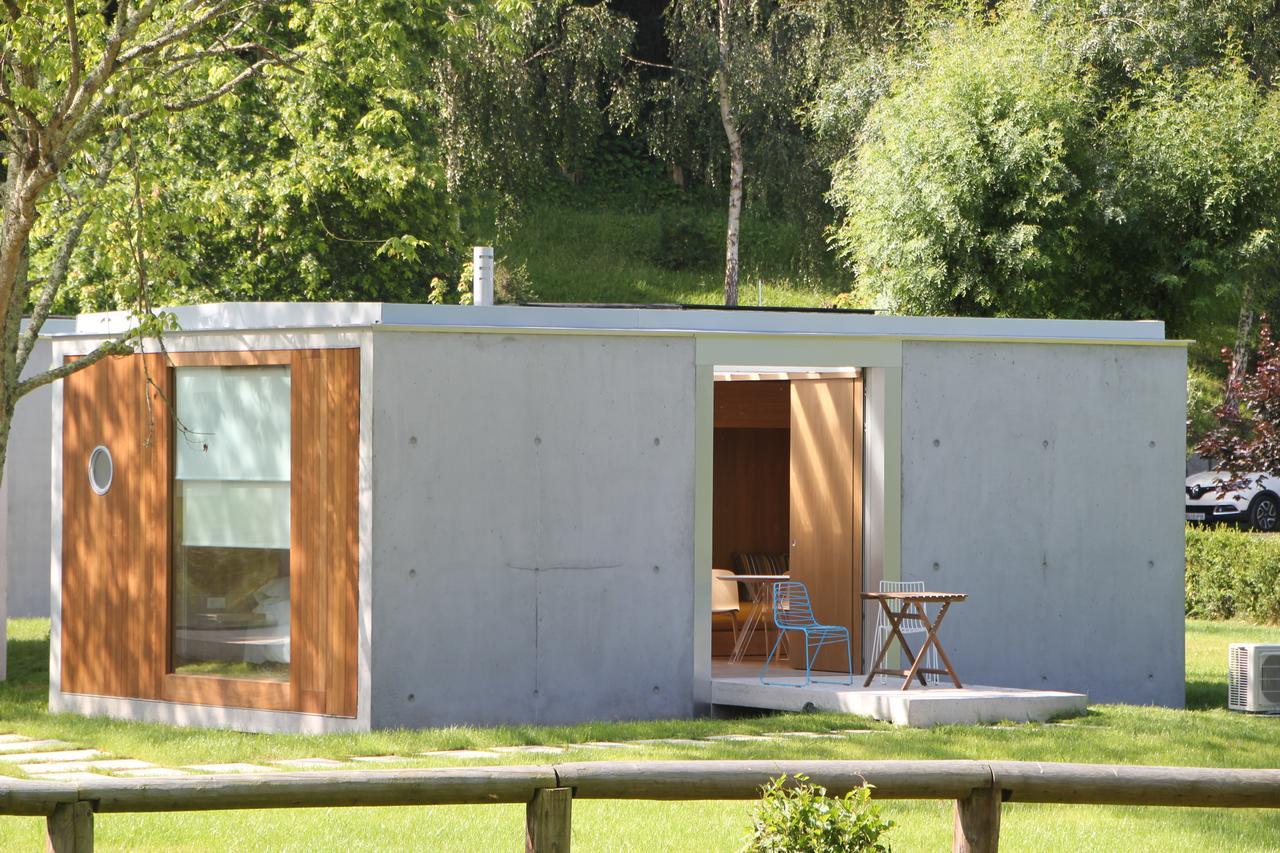 Bungalow Camping Los Manzanos Santa Cruz de Oleiros Dış mekan fotoğraf