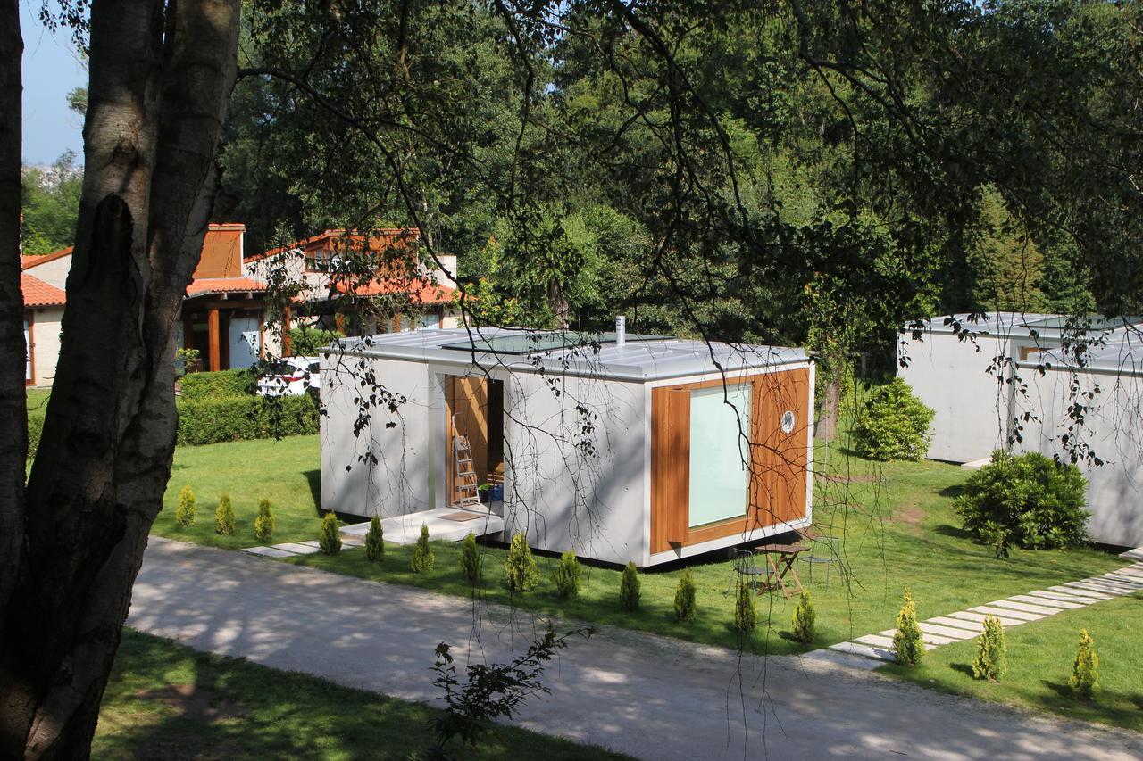 Bungalow Camping Los Manzanos Santa Cruz de Oleiros Dış mekan fotoğraf