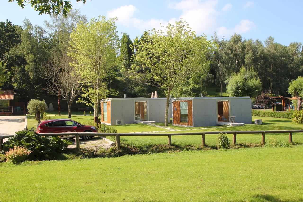 Bungalow Camping Los Manzanos Santa Cruz de Oleiros Dış mekan fotoğraf
