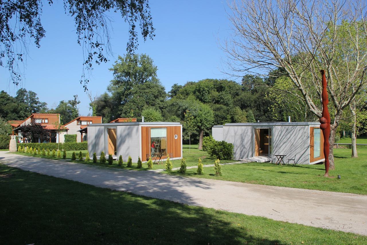 Bungalow Camping Los Manzanos Santa Cruz de Oleiros Dış mekan fotoğraf