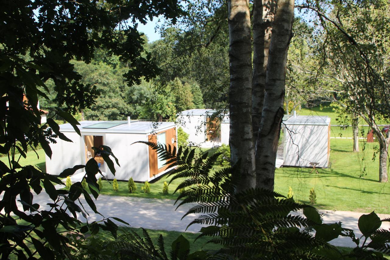 Bungalow Camping Los Manzanos Santa Cruz de Oleiros Dış mekan fotoğraf