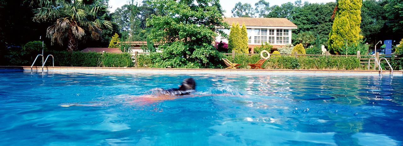 Bungalow Camping Los Manzanos Santa Cruz de Oleiros Dış mekan fotoğraf